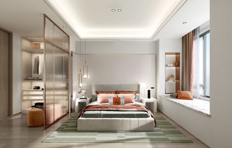 Có nên thiết kế phòng ngủ liền với phòng thay đồ không? Phòng ngủ