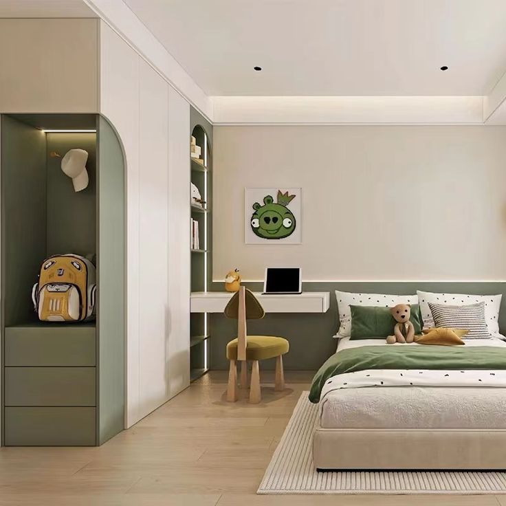 Cách bố trí phòng ngủ nhỏ 5m2 đầy đủ công năng Phòng ngủ nhỏ 5m2