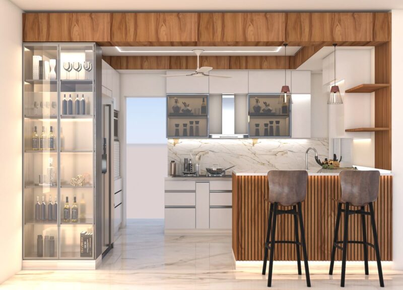 Cách bố trí các phụ kiện tủ bếp thông minh, đầy đủ công năng Tủ bếp