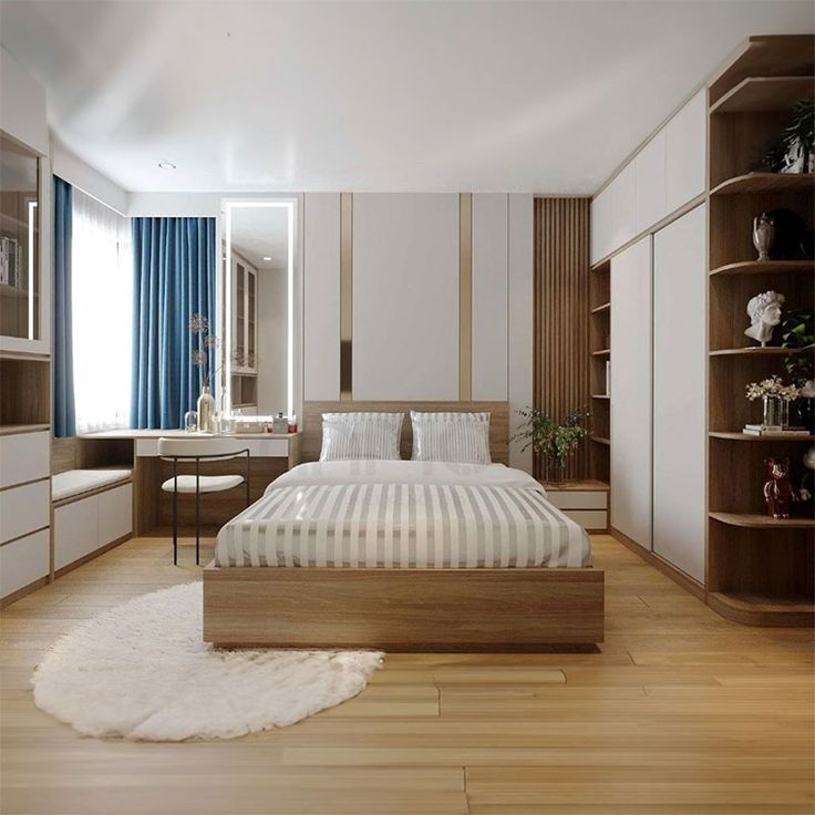 Tổng hợp các mẫu bộ giường tủ phòng ngủ đẹp, đầy đủ công năng Bộ giường tủ phòng ngủ