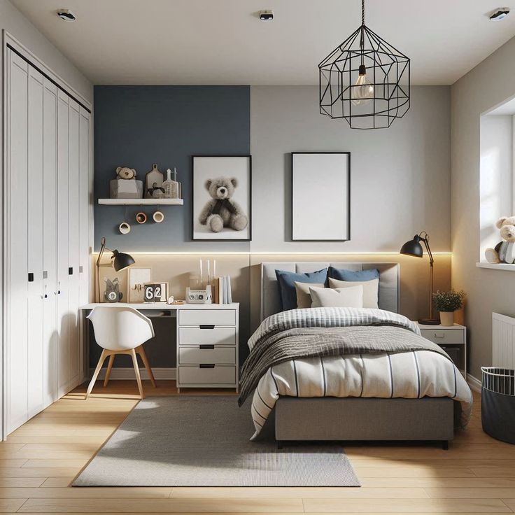 Cách bố trí phòng ngủ nhỏ 5m2 đầy đủ công năng Phòng ngủ nhỏ 5m2