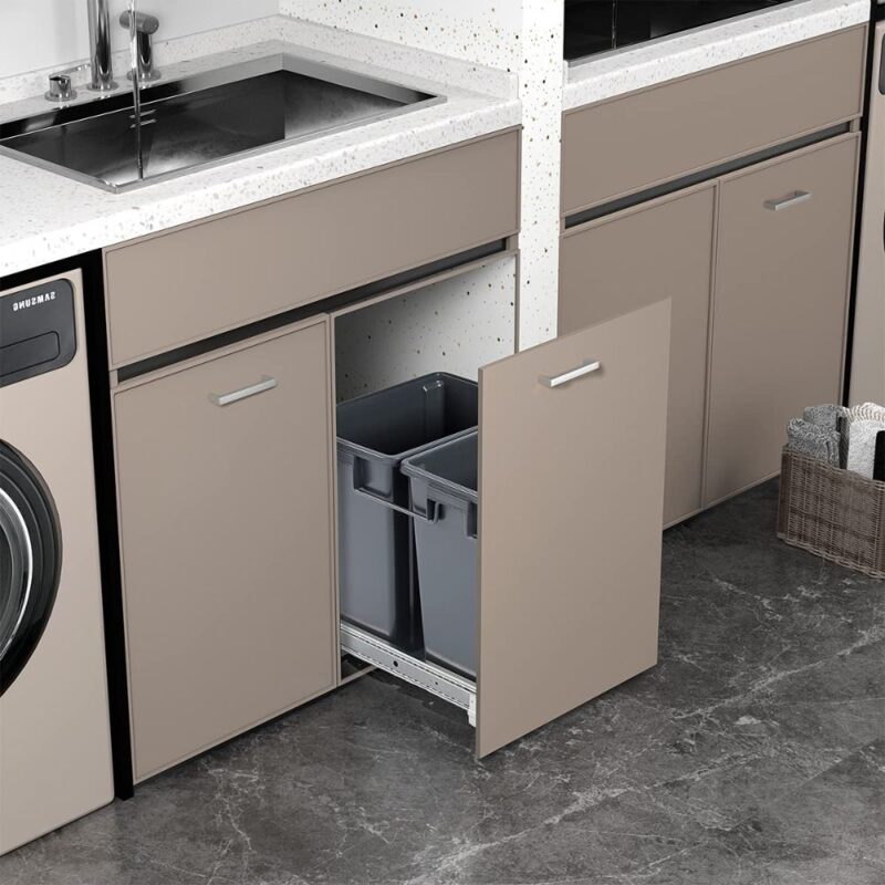 Cách bố trí các phụ kiện tủ bếp thông minh, đầy đủ công năng Phụ kiện tủ bếp thông minh