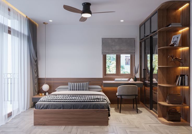 Tổng hợp các mẫu bộ giường tủ phòng ngủ đẹp, đầy đủ công năng Giường tủ phòng ngủ