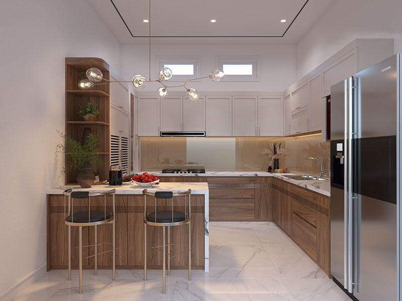 Các mẫu tủ bếp đẹp, hiện đại dẫn đầu xu hướng 2026 Tủ bếp