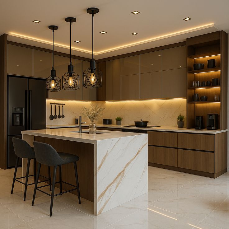 Các mẫu tủ bếp hiện đại nhất năm 2026 Tủ bếp hiện đại