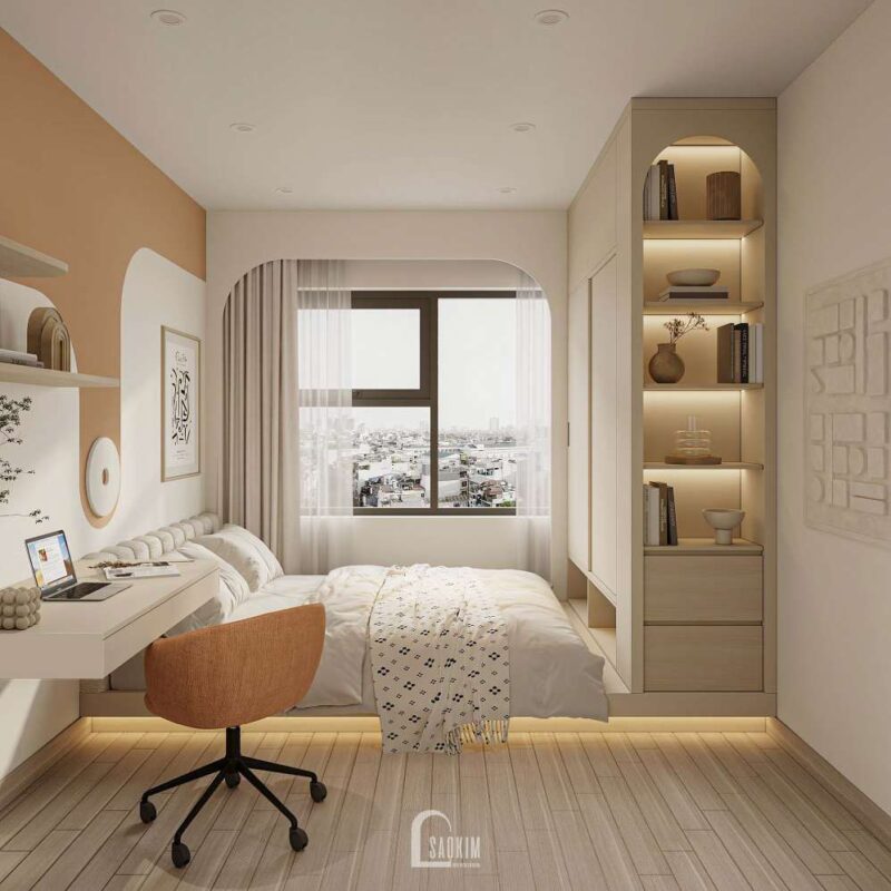 Tổng hợp các kiểu trang trí phòng ngủ nhỏ phổ biến nhất hiện nay Phòng ngủ nhỏ
