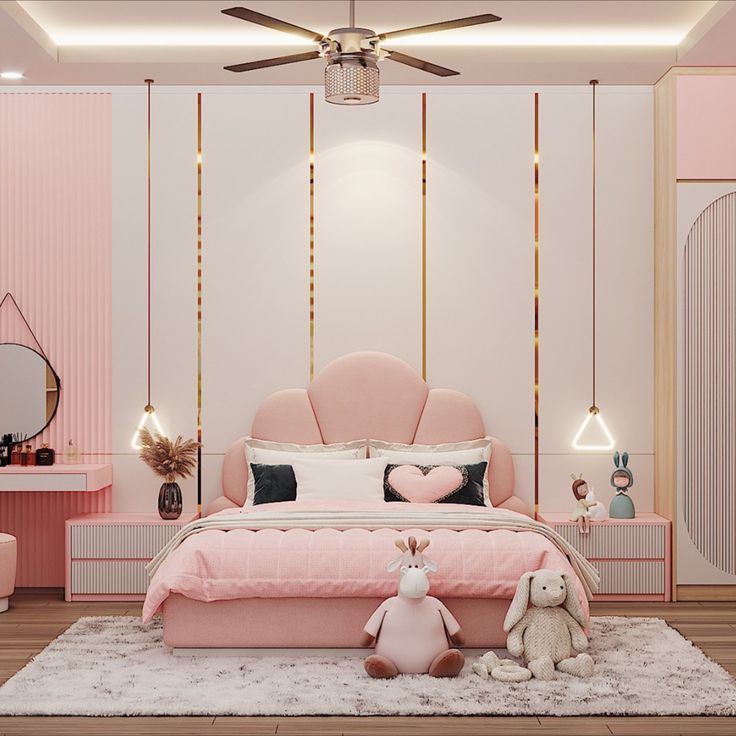 Cách thiết kế phòng ngủ cho bé gái hợp lý, đầy đủ công năng Thiết kế phòng ngủ cho bé gái