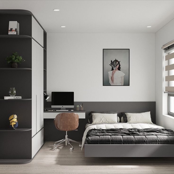 Tổng hợp các kiểu trang trí phòng ngủ nhỏ phổ biến nhất hiện nay Phòng ngủ nhỏ