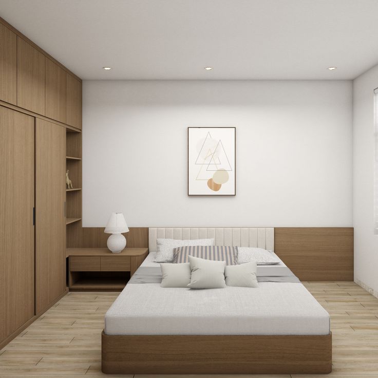 Cách bố trí phòng ngủ nhỏ luôn gọn gàng, thông minh đầy đủ công năng Bố trí phòng ngủ nhỏ