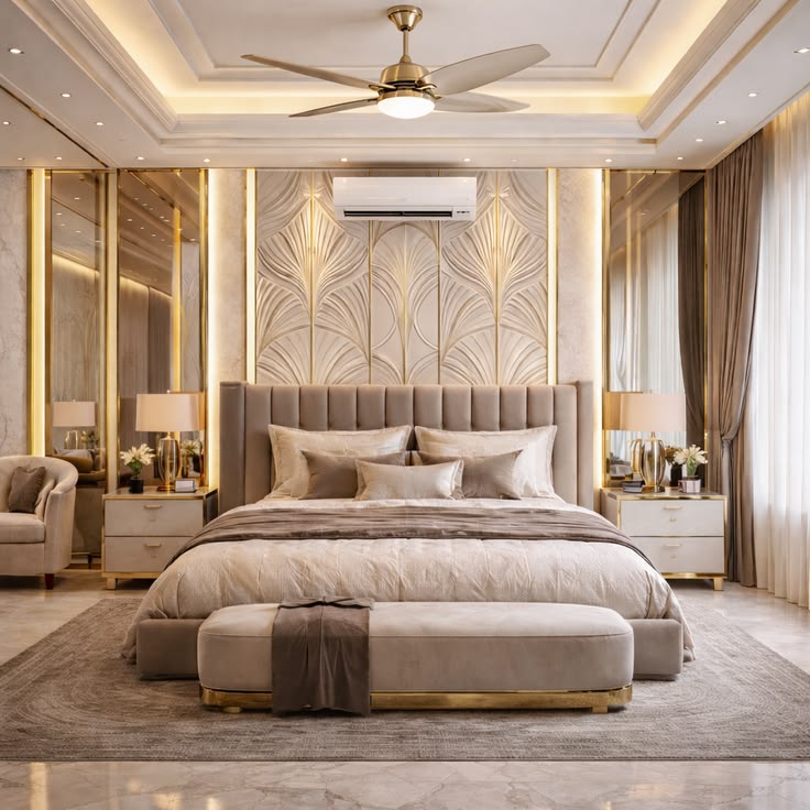 Cách trang trí giường ngủ trong khách sạn đẹp Giường ngủ trong phòng ngủ