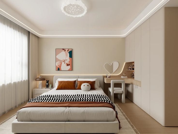Cách trang trí phòng ngủ nhà cấp 4 đẹp, hiện đại và tiện nghi Phòng ngủ nhà cấp 4