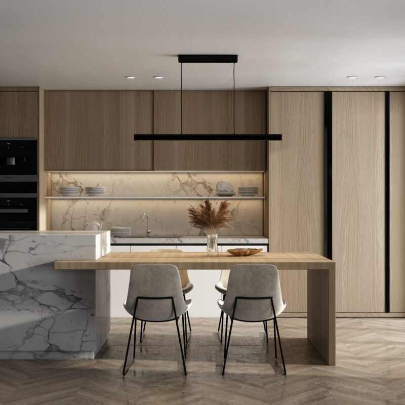 Các mẫu tủ bếp hiện đại nhất năm 2026 Tủ bếp hiện đại