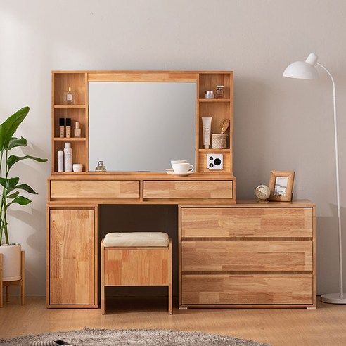 Bàn trang điểm 2 trong 1 công năng, tiện ích. Cách bố trí Bàn trang điểm 2 trong 1