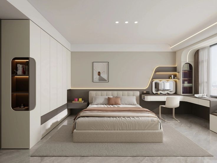 10 mẫu phòng ngủ đơn giản đẹp hiện đại và đầy đủ công năng Phòng ngủ đơn giản