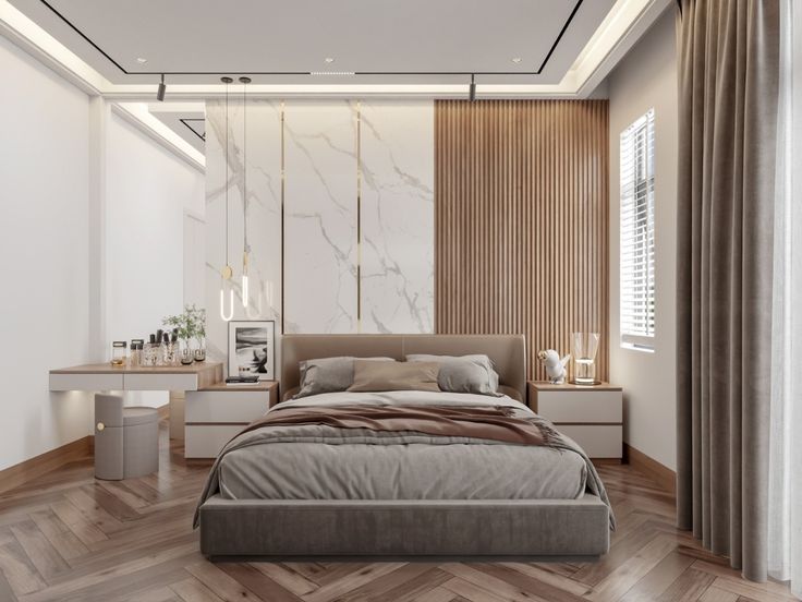 Tổng hợp các kiểu trang trí phòng ngủ nhỏ phổ biến nhất hiện nay Phòng ngủ hiện đại