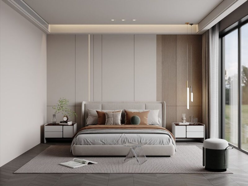 Cách trang trí giường ngủ trong khách sạn đẹp Giường ngủ trong khách sạn