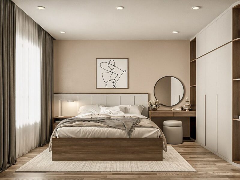 Cách bố trí tủ quần áo hợp chuẩn phong thuỷ mà bạn nên biết Phòng ngủ