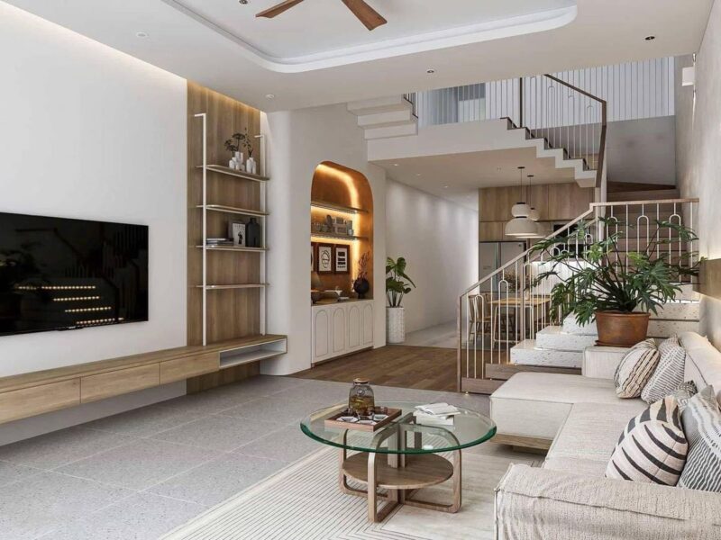 Các mẫu nhà gác lửng 3 phòng ngủ đẹp, hiện đại dẫn đầu xu hướng Nhà gác lửng 3 phòng ngủ