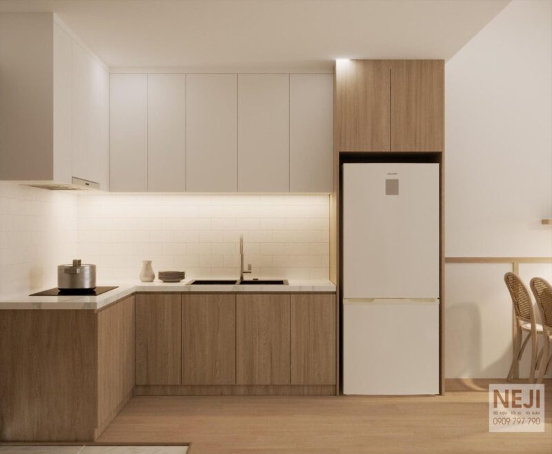 Tổng hợp các mẫu tủ bếp gỗ đẹp đầy đủ công năng Tủ bếp gỗ