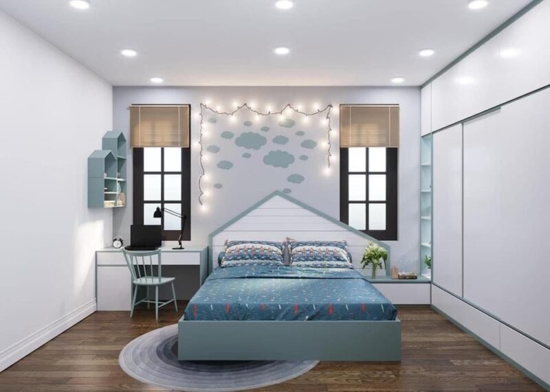 Cách trang trí phòng ngủ cho học sinh đẹp, hiện đại và đầy đủ công năng Phòng ngủ cho học sinh
