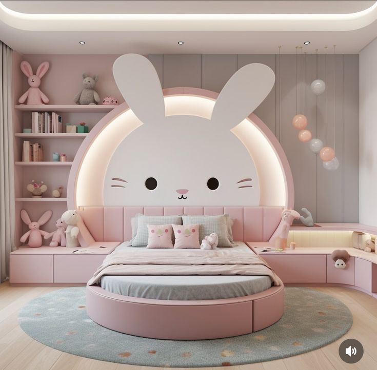 Cách sắp xếp phòng ngủ cho bé gái hợp lý và đầy đủ công năng Phòng ngủ cho bé gái