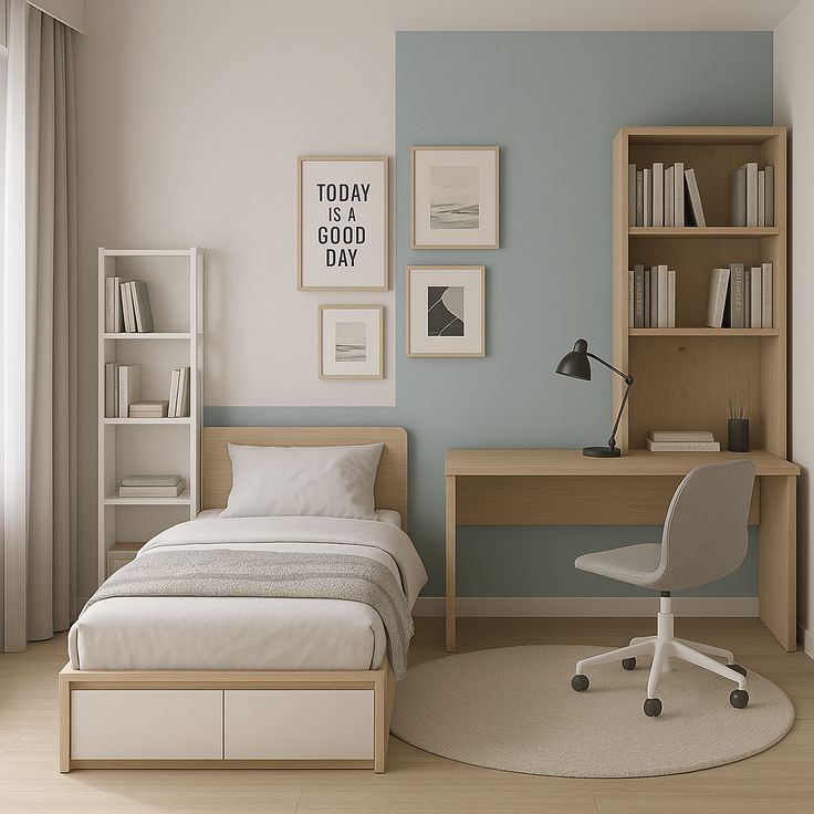 Cách bố trí phòng ngủ nhỏ 5m2 đầy đủ công năng Phòng ngủ nhỏ 5m2