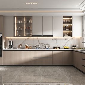 Tổng hợp các mẫu tủ bếp gỗ đẹp đầy đủ công năng Tủ bếp gỗ