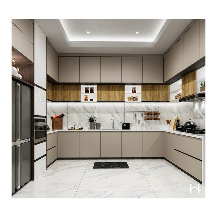 Cách bố trí tủ bếp chữ U tiết kiệm diện tích và đầy đủ công năng Tủ bếp chữ U