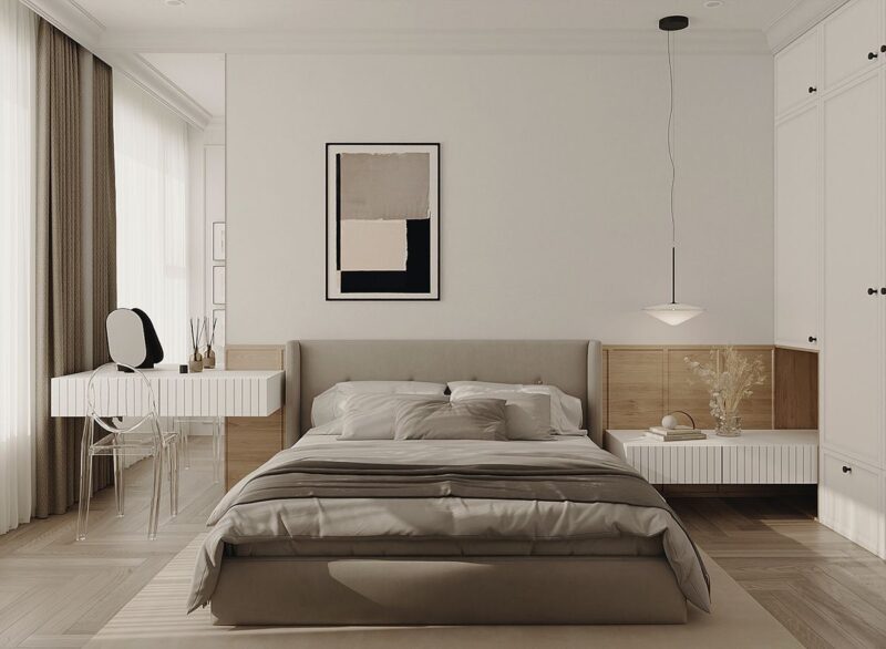 Tổng hợp các màu trang trí phòng ngủ hiện đại, sang trọng Phòng ngủ hiện đại