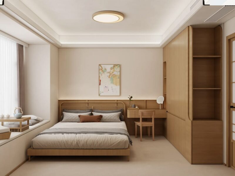 Cách bố trí phòng ngủ nhỏ luôn gọn gàng, thông minh đầy đủ công năng Bố trí phòng ngủ nhỏ