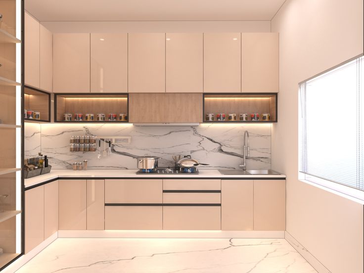 Các mẫu tủ bếp đẹp, hiện đại dẫn đầu xu hướng 2026 Tủ bếp