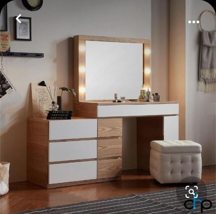 Bàn trang điểm 2 trong 1 công năng, tiện ích. Cách bố trí Bàn trang điểm 2 trong 1