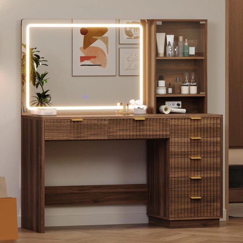 Các mẫu bàn trang điểm trong phòng ngủ hot nhất hiện nay Bàn trang điểm phòng ngủ