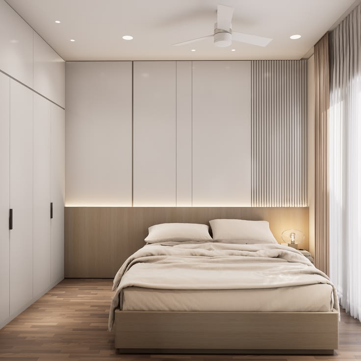 Cách bố trí phòng ngủ nhỏ luôn gọn gàng, thông minh đầy đủ công năng Bố trí phòng ngủ nhỏ