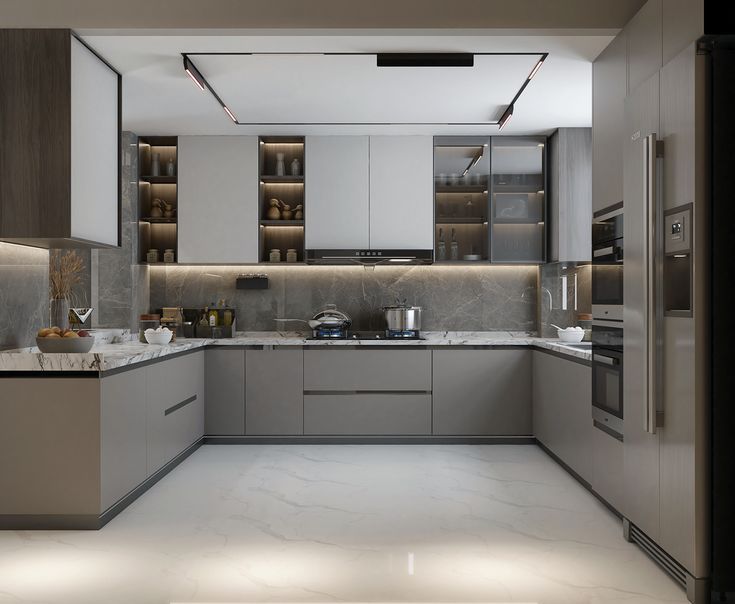 Cách bố trí tủ bếp chữ U tiết kiệm diện tích và đầy đủ công năng Tủ bếp chữ U