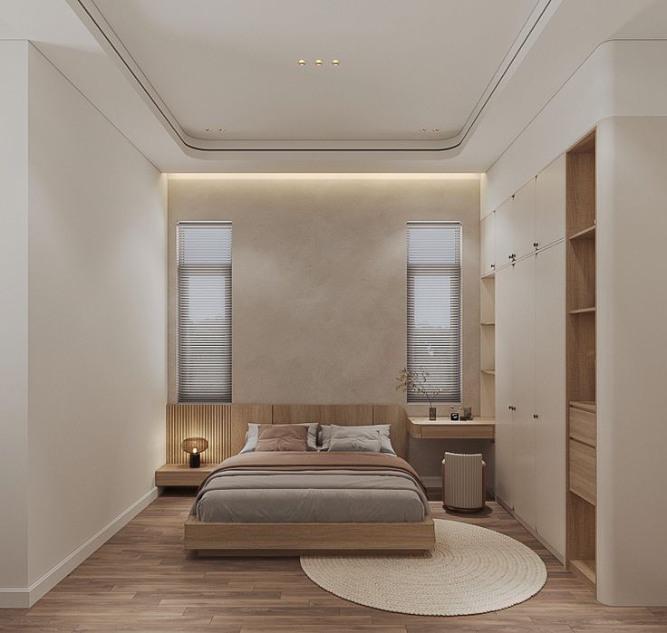 Cách bố trí phòng ngủ nhỏ luôn gọn gàng, thông minh đầy đủ công năng Bố trí phòng ngủ nhỏ