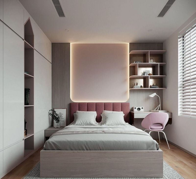 Cách trang trí phòng ngủ 10m2 hợp lý, đầy đủ công năng Phòng ngủ 10m2