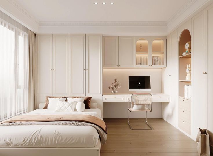 Cách bố trí phòng ngủ nhỏ, hiện đại và tối ưu công năng Bố trí phòng ngủ nhỏ
