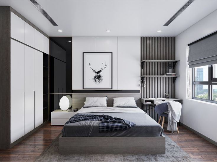 Tổng hợp các kiểu trang trí phòng ngủ nhỏ phổ biến nhất hiện nay Phòng ngủ nhỏ