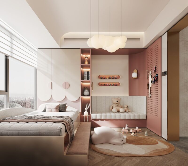 Cách trang trí phòng ngủ nhỏ cho nữ hiện đại và đầy đủ công năng Phòng ngủ nhỏ cho nữ