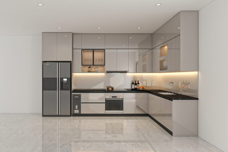 Bố trí phòng bếp hiện đại