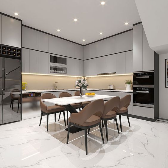 Tổng hợp các mẫu nhà bếp đơn giản tại Nội thất Hoàng Sơn Mẫu nhà bếp đơn giản