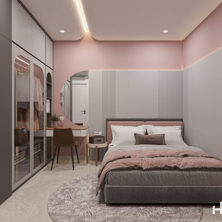 Cách trang trí phòng ngủ nhỏ cho nữ hiện đại và đầy đủ công năng Phòng ngủ nhỏ cho nữ