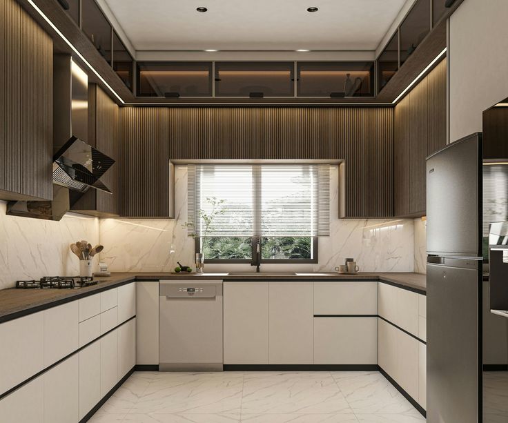 Tổng hợp các mẫu tủ bếp nhôm kính đẹp, hiện đại tại Nội thất Hoàng Sơn Tủ bếp nhôm kính