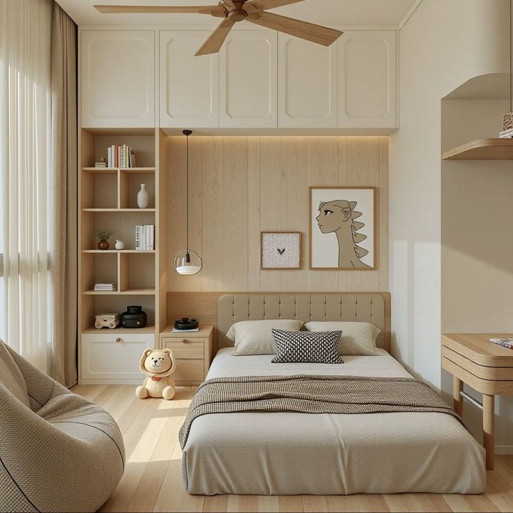 Cách trang trí phòng ngủ nhỏ 6m2 hợp lý, đầy đủ công năng Phòng ngủ nhỏ 6m2