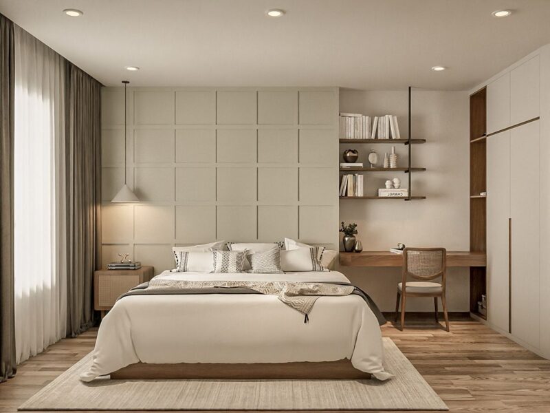 Cách trang trí phòng ngủ nhỏ 6m2 hợp lý, đầy đủ công năng Phòng ngủ nhỏ 6m2