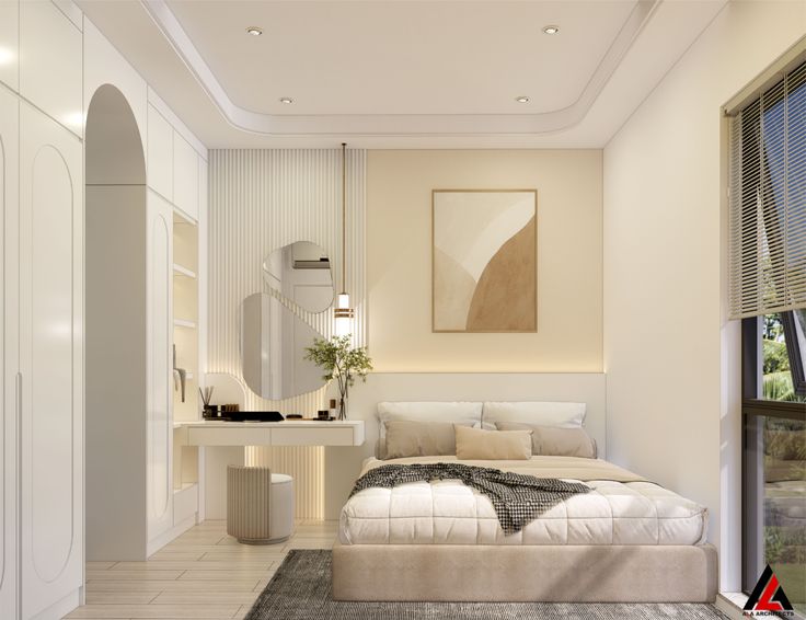 Cách trang trí phòng ngủ nhỏ cho nữ hiện đại và đầy đủ công năng Phòng ngủ nhỏ cho nữ