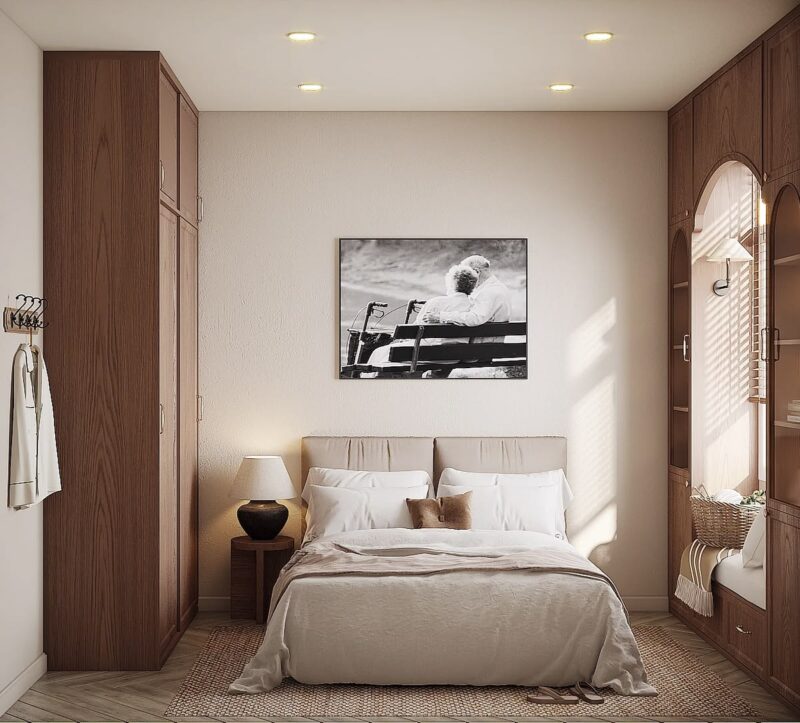Cách trang trí phòng ngủ 3m2 hợp lý và công năng Phòng ngủ 3m2