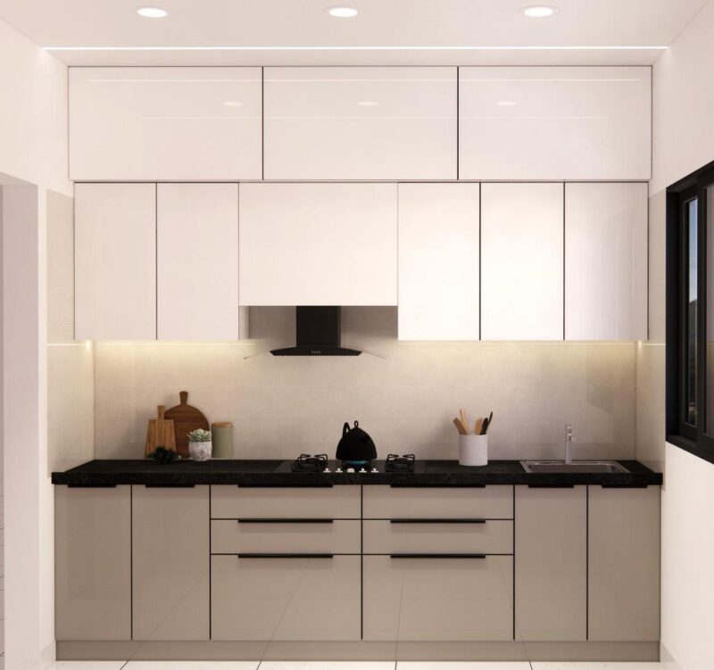 Tổng hợp các mẫu tủ bếp hình chữ I tại Nội thất Hoàng Sơn Tủ bếp hình chữ I
