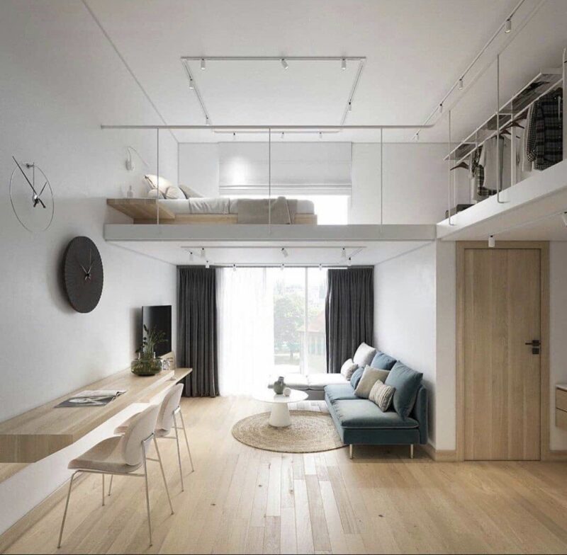 Phòng ngủ gác xếp 